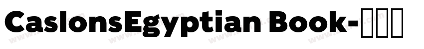 CaslonsEgyptian Book字体转换 CaslonsEgyptian Book字体转换